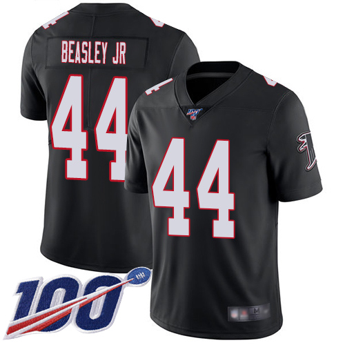 Atlanta Falcons Limited Black Men Vic Beasley Alternate Jersey NFL Football #44 100th Season Vapor Untouchable